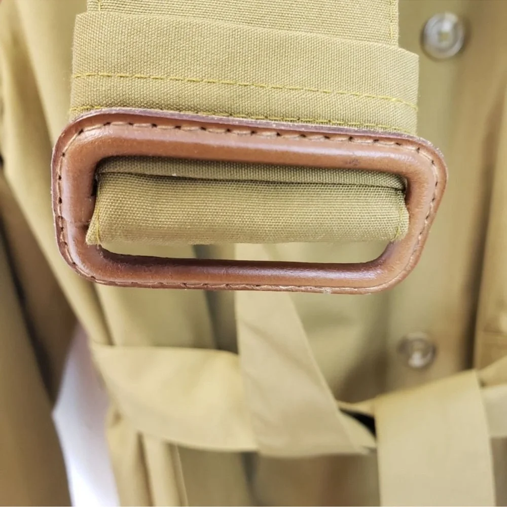 Christian Dior Monsieur Belted Trench Coat w/Wool Blend Liner Size 44R - Picture 6 of 8